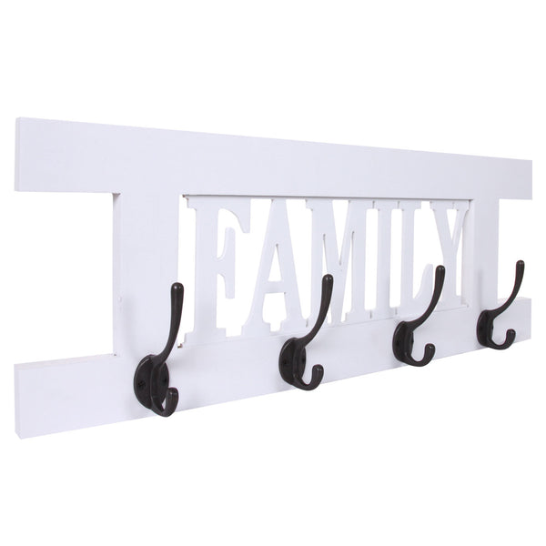 Wandgarderobe Vintage ~ weiss lackiert