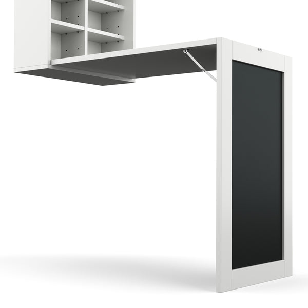 Wandklapptisch GRETA multifunktional weiss