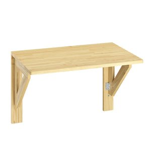 Wandklapptisch Holz VEGA 75 x 50 cm natur