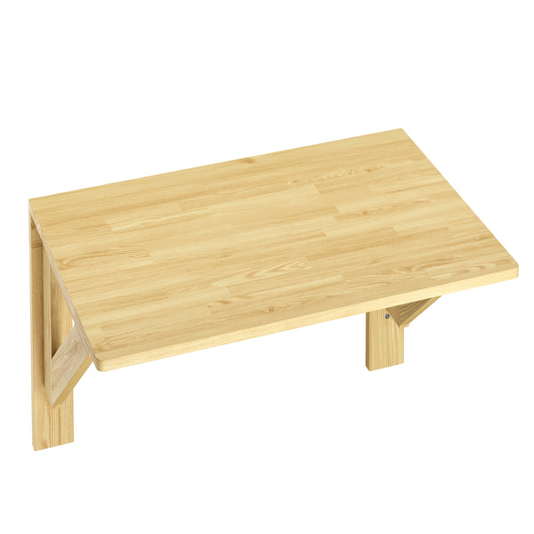 Wandklapptisch Holz VEGA 75 x 50 cm natur