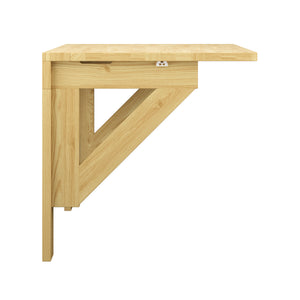 Wandklapptisch Holz VEGA 75 x 50 cm natur