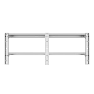 Mensola da parete in acciaio inox per uso commerciale, modello WANJA, 80 x 30 x 60 cm