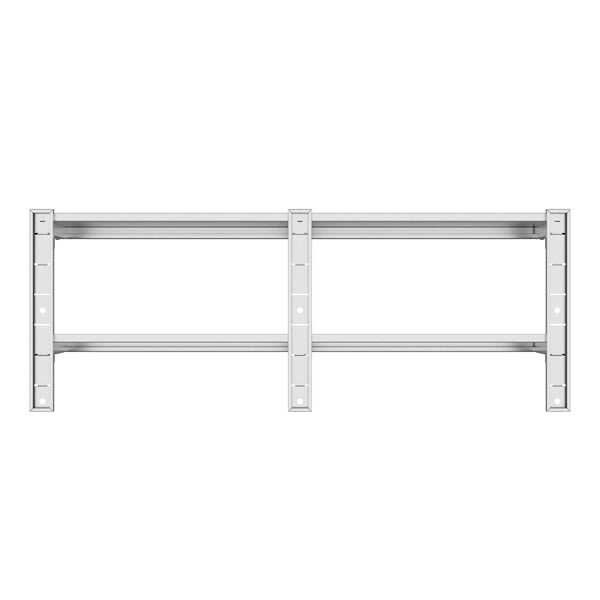 Mensola da parete in acciaio inox per uso commerciale, modello WANJA, 80 x 30 x 60 cm