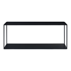 Wandregal Augusta Schwarz 90x25x35cm