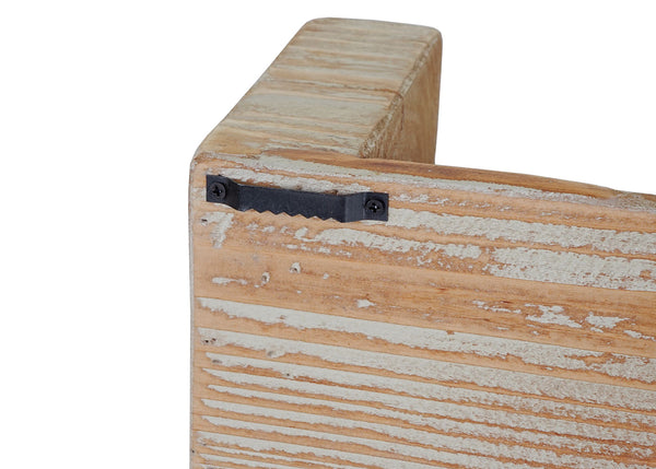 Wandregal Hängeregal Bücherregal, Tanne Holz rustikal massiv ~ 60cm