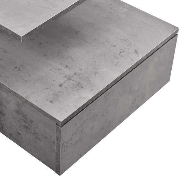 Nachttisch Amberg 40x35x31 cm Hängeregal mit Schublade