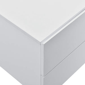 Nachttisch Amberg 40x29x30 cm Hängeregal mit 2 Schubladen