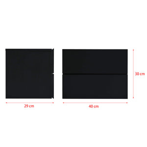 Nachttisch Amberg 40x29x30 cm Hängeregal mit 2 Schubladen
