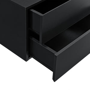 Nachttisch Amberg 40x29x30 cm Hängeregal mit 2 Schubladen