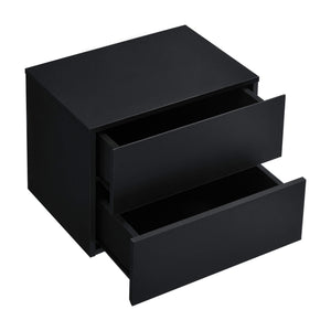 Nachttisch Amberg 40x29x30 cm Hängeregal mit 2 Schubladen