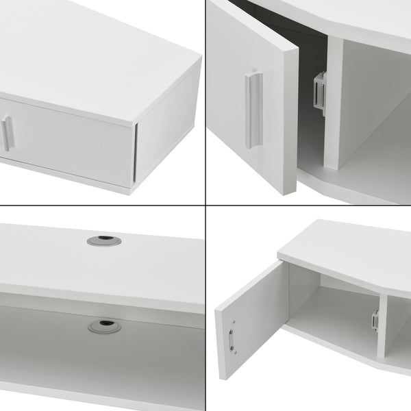 TV-Wandregal Houston Weiss