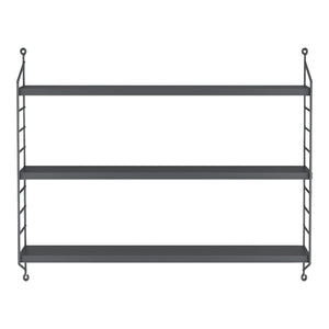 Modulares Wandregal Chicago Dunkelgrau