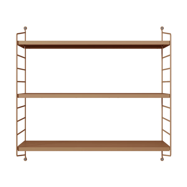 Modulares Wandregal Strängnäs Hellbraun matt