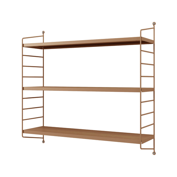 Modulares Wandregal Strängnäs Hellbraun matt