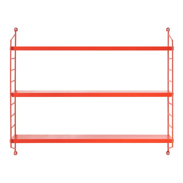Modulares Wandregal Chicago Rot