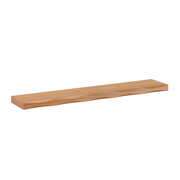 Wandregal Holz HYLLE 2er Set 100 x 19 x 4 cm natur