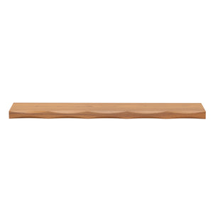 Wandregal Holz HYLLE 2er Set 100 x 19 x 4 cm natur