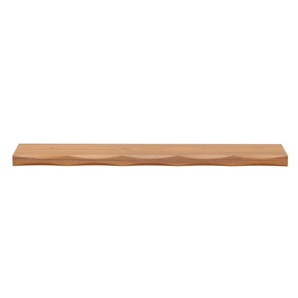 Wandregal Holz HYLLE 2er Set 100 x 19 x 4 cm natur