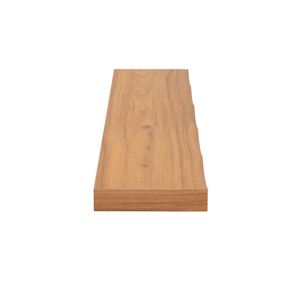 Wandregal Holz HYLLE 2er Set 100 x 19 x 4 cm natur