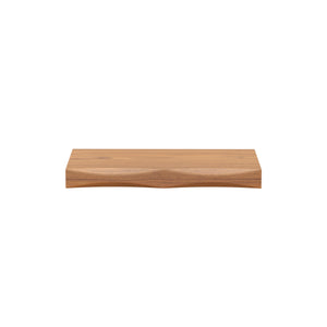 Wandregal Holz HYLLE 2er Set 40 x 19 x 4 cm natur