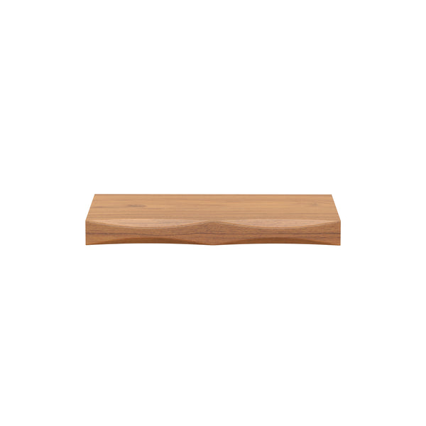 Wandregal Holz HYLLE 2er Set 40 x 19 x 4 cm natur
