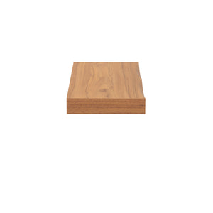Wandregal Holz HYLLE 2er Set 40 x 19 x 4 cm natur