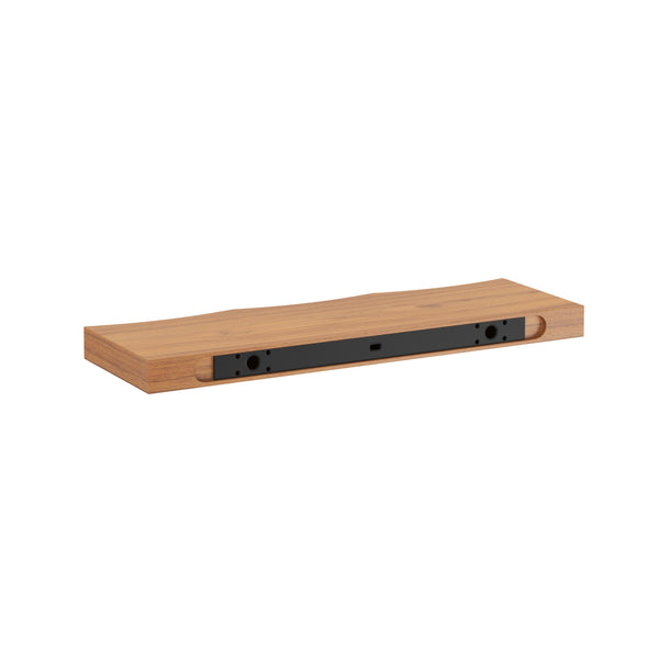 Wandregal Holz HYLLE 2er Set 60 x 19 x 4 cm natur