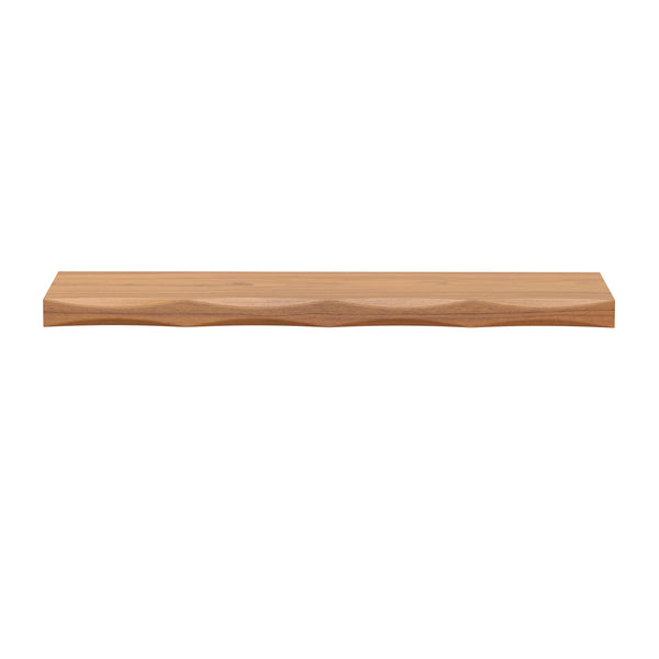 Wandregal Holz HYLLE 2er Set 80 x 19 x 4 cm natur