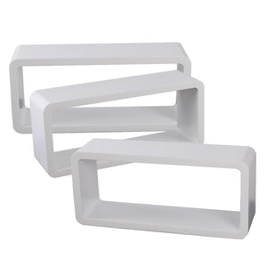 Wandregal NOVA 3er Set weiss