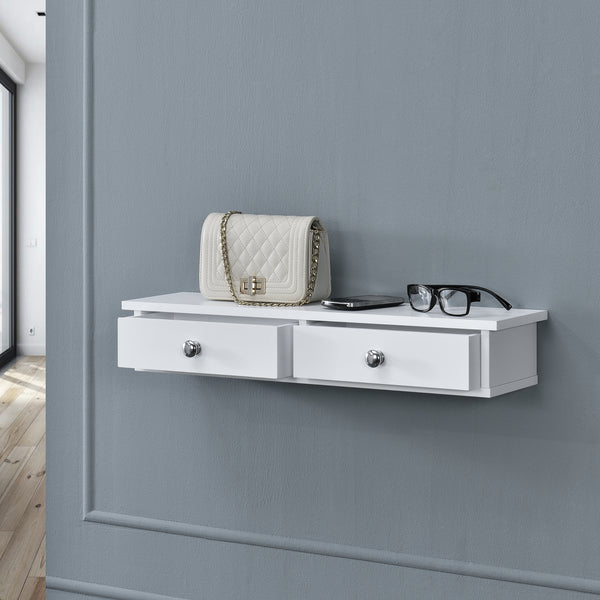 Wandregal Kansas City 10x60x15cm mit Schubladen