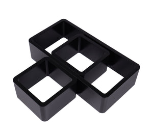 Wandregal SOLA 3er Set schwarz