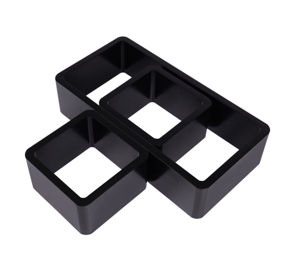 Wandregal SOLA 3er Set schwarz