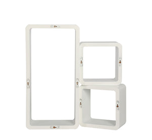 Wandregal SOLA 3er Set weiss