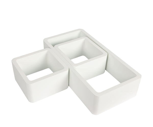 Wandregal SOLA 3er Set weiss