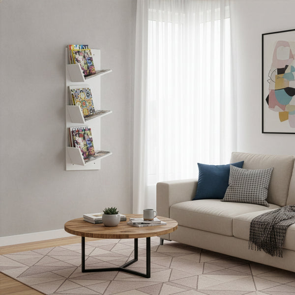 Wandregal TEGO 33 x 26 x 107 cm weiss