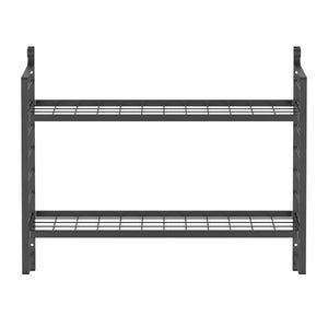 Wandregal Topfregal Eisen 76 x 30 x 62 cm schwarz