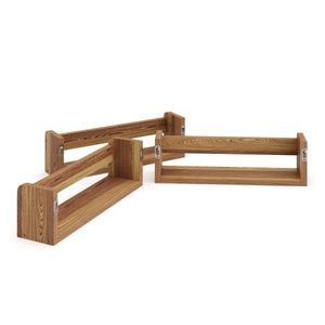 Wandregal VIVIEN 3er Set braun