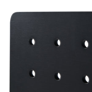 Wandregal Memphis Schwarz 60x15x40cm