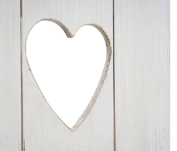 Wandregal Wandpaneel mit Körben Massivholz ~ shabby weiss 70x40cm