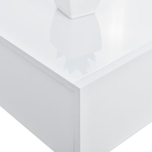 Wandregal Madison 2er Set Weiss Hochglanz 46x30x15cm