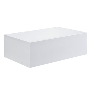 Wandregal Madison 2er Set Weiss Hochglanz 46x30x15cm