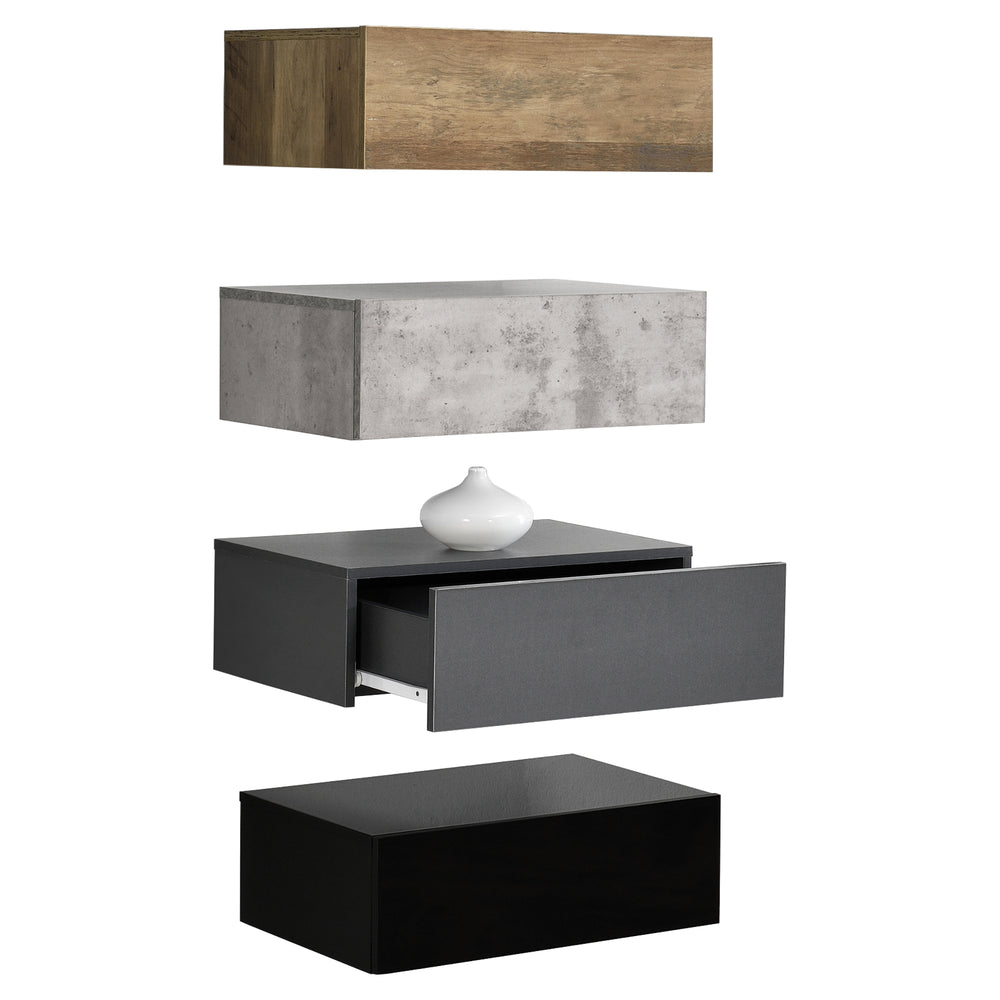 Wandregal Madison 4er Set 46x30x15cm in vier Farben