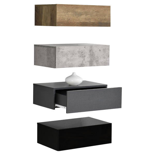 Wandregal Madison 4er Set 46x30x15cm in vier Farben