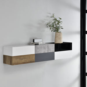 Wandregal Madison 6er Set 46x30x15cm in sechs Farben