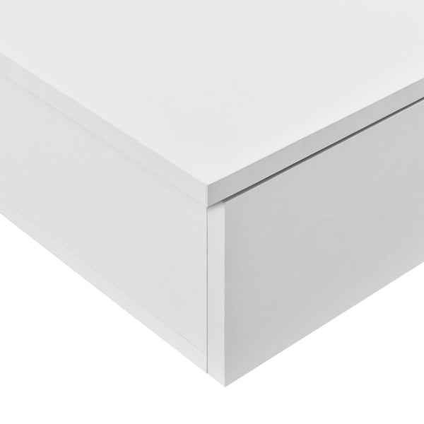 Wandregal Lincoln Weiss 2er Set mit Staufach
