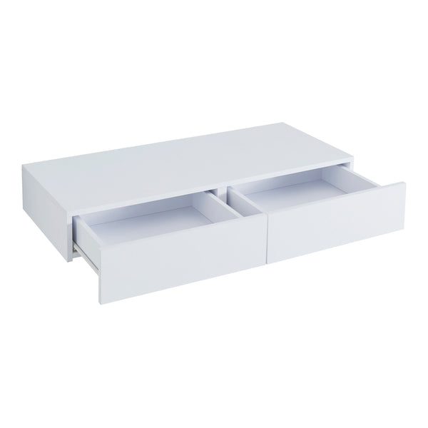 Wandregal Anchorage mit Schublade Weiss