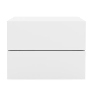 Wandregal ISOLDE 2 Schubladen 40 x 30 x 29 cm weiss
