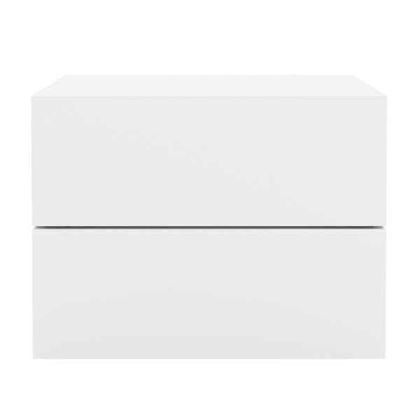 Wandregal ISOLDE 2 Schubladen 40 x 30 x 29 cm weiss