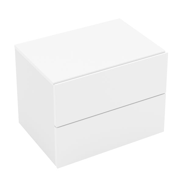 Wandregal ISOLDE 2 Schubladen 40 x 30 x 29 cm weiss