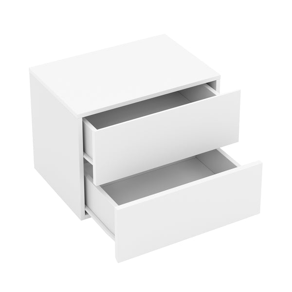 Wandregal ISOLDE 2 Schubladen 40 x 30 x 29 cm weiss